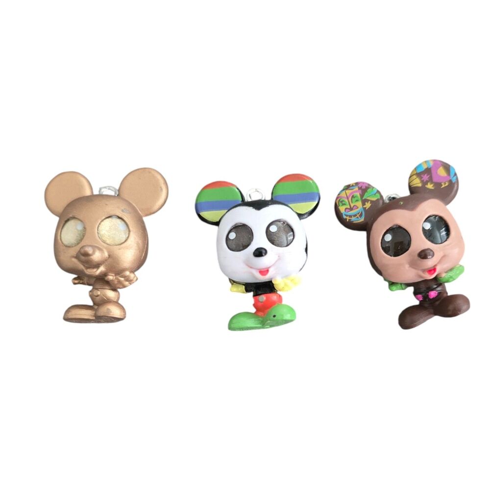 Disney 3" Doorables Mickey Mouse Figure Lot Collectible Mini Toy Bundle 3pc